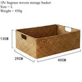 Woven Seagrass Storage Basket