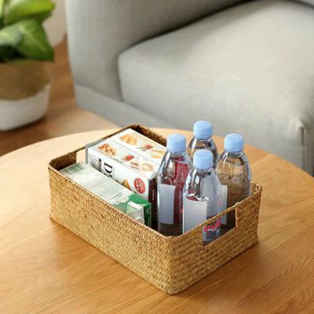 Woven Seagrass Storage Basket